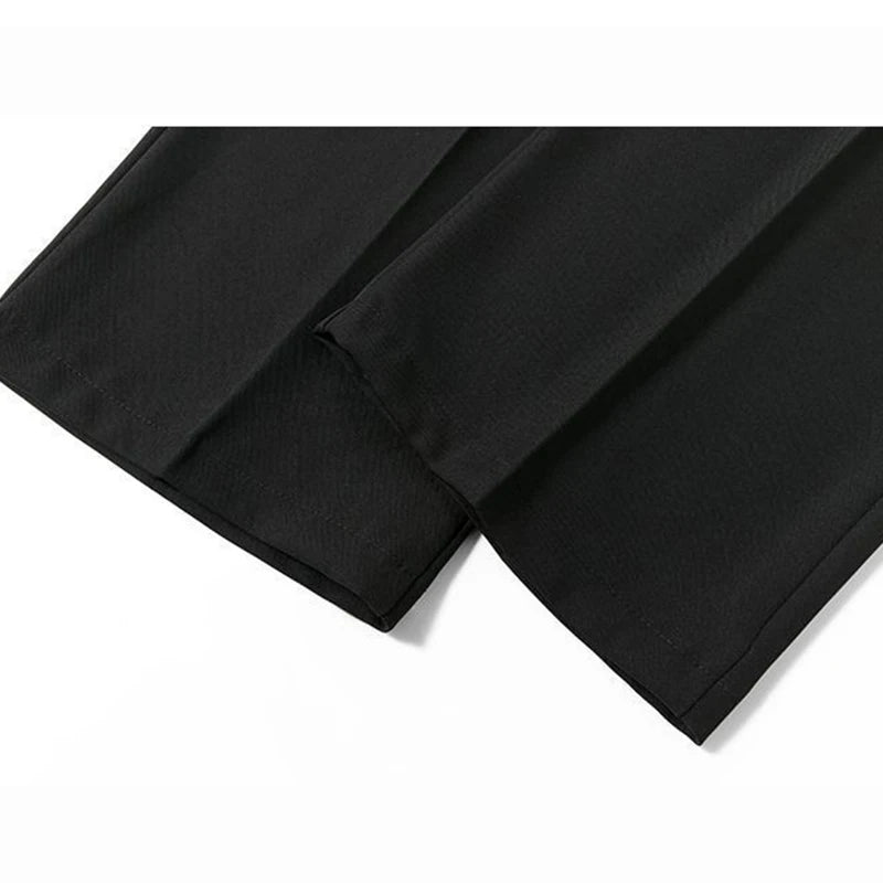 High Waisted Trousers Lady Chic Designer All Match Work Pants