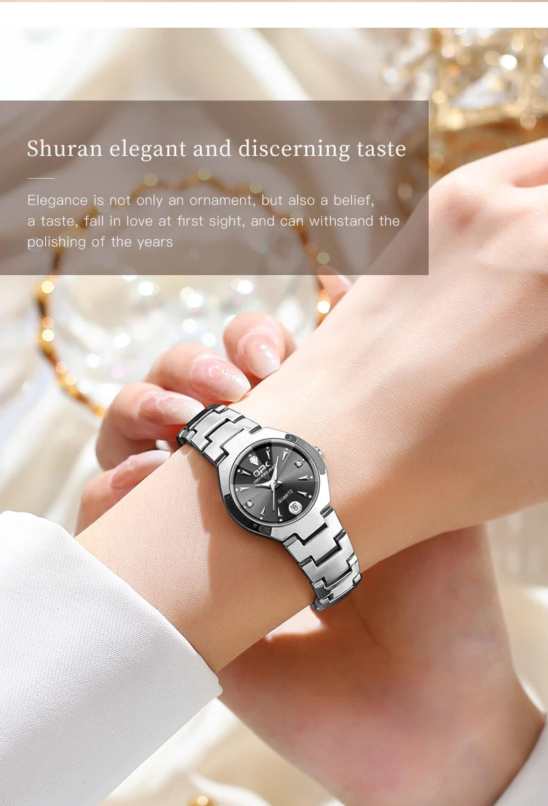Classic Fashion Waterproof Glow Quartz Couple Watches
