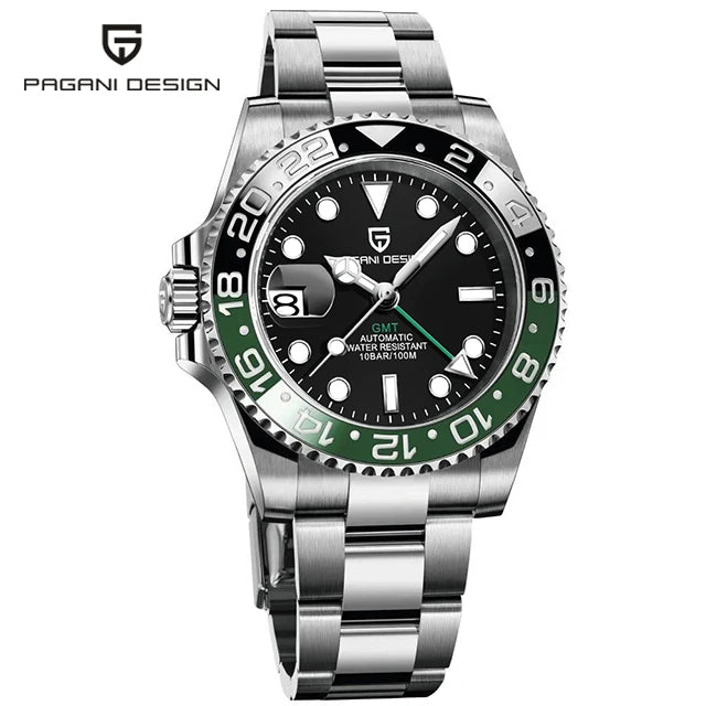 PAGANI DESIGN 40MM  Sapphire Glass 100m Waterproof Men's Mechanical Watch