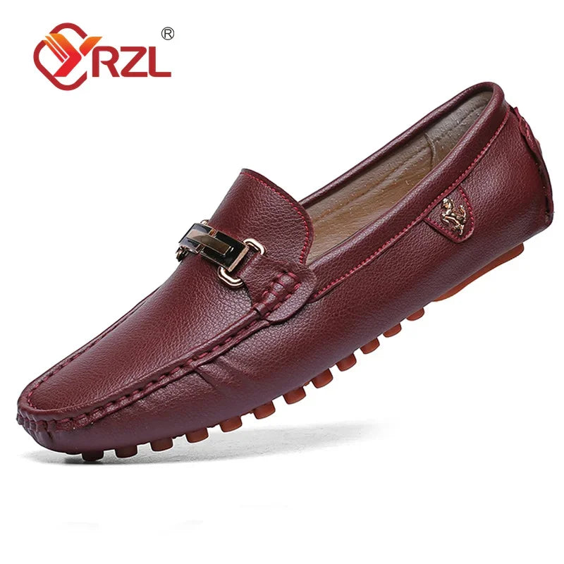YRZL Loafers Men Handmade