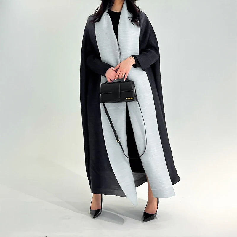 Arabic Clothes Woman Luxury Causal Print Long Coat For Muslim Women Abaya Butterfly Dubai Ramadan 2026 Femme Plus Size Clothing