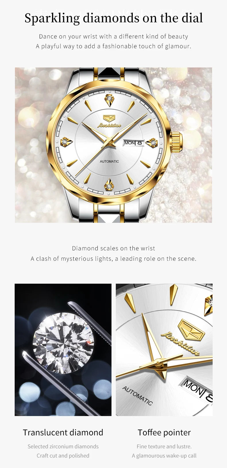 JSDUN Couple Watches Luxury Fashion