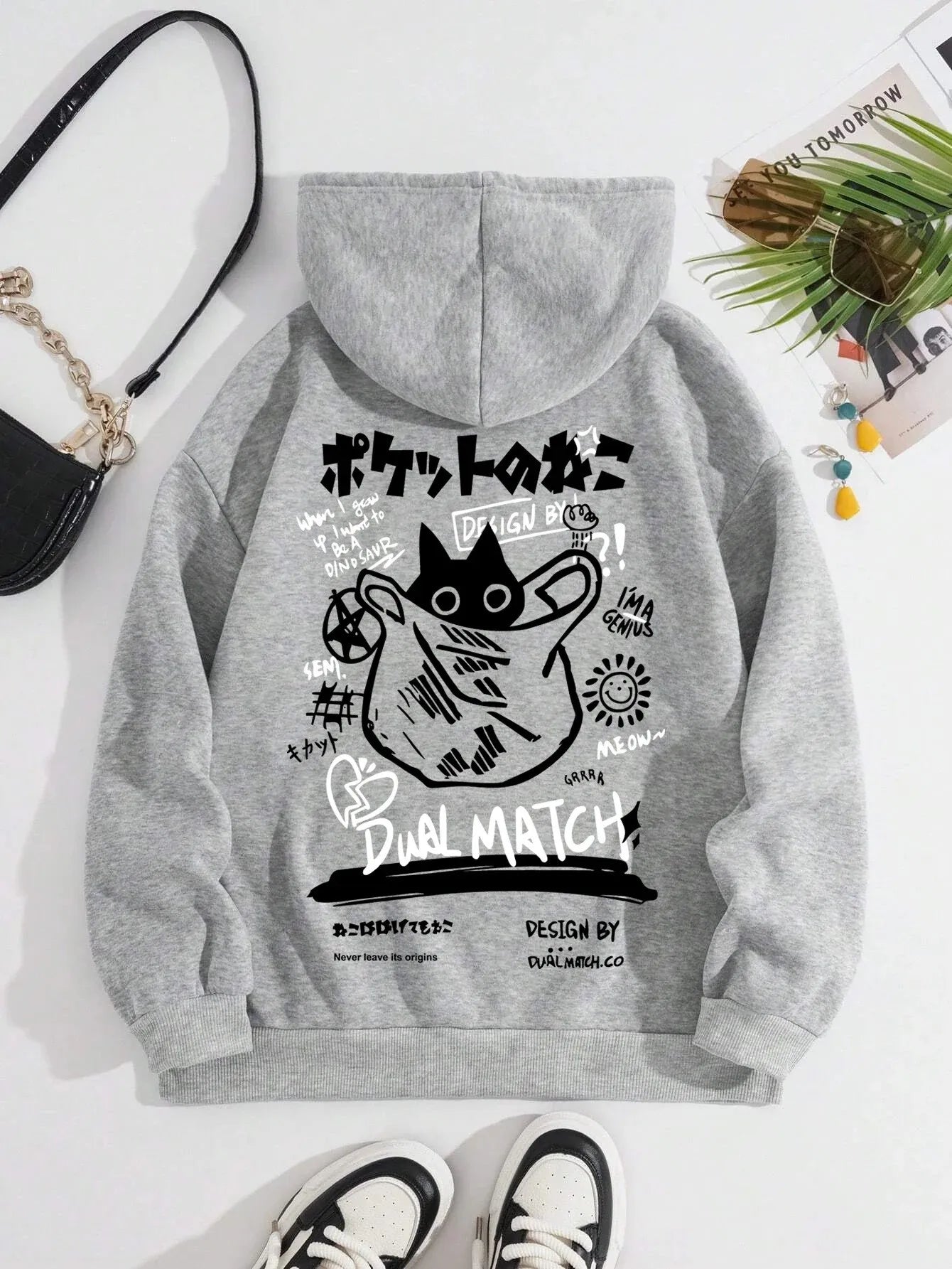 unisex , casual and comfortable long sleeved hoodie