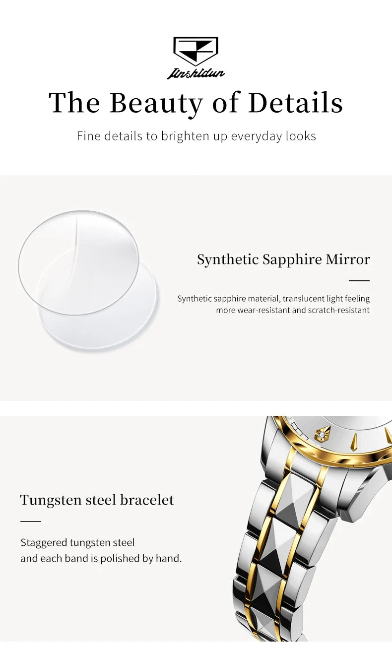 JSDUN Couple Watches Luxury Fashion